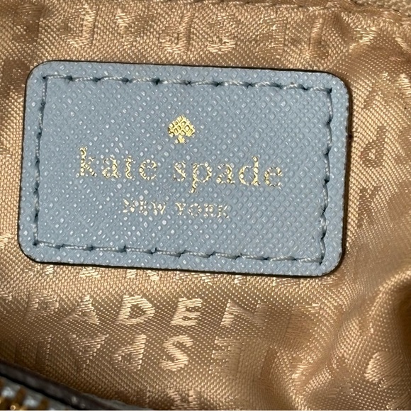 KATE SPADE Cove Street Provence Satchel Crossbody Arctic Blue Saffiano Leather - Picture 3 of 16